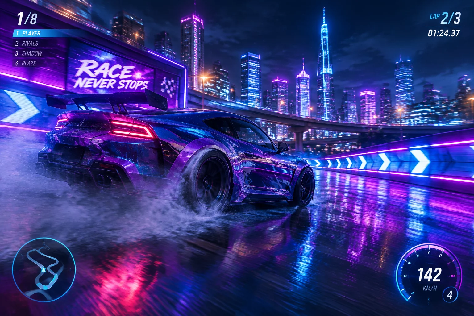 夜行赛道游戏封面